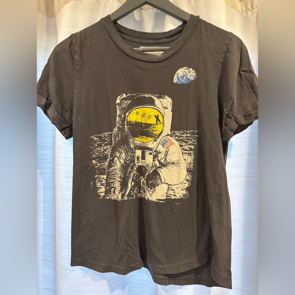Sol Angeles Dark Gray Crew Neck Tee